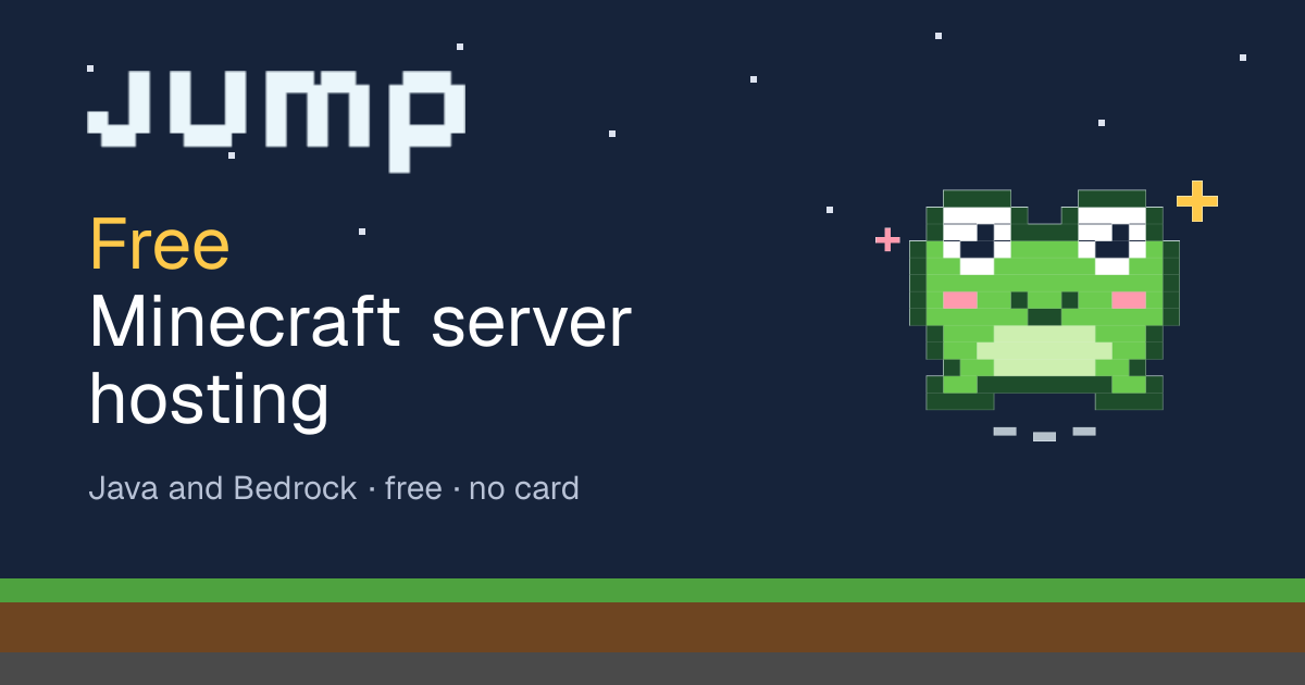 Free Minecraft server hosting with plugins